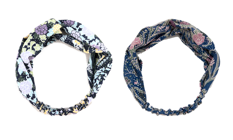 New Paisley Bandana Resort Hair Turban 12 species 