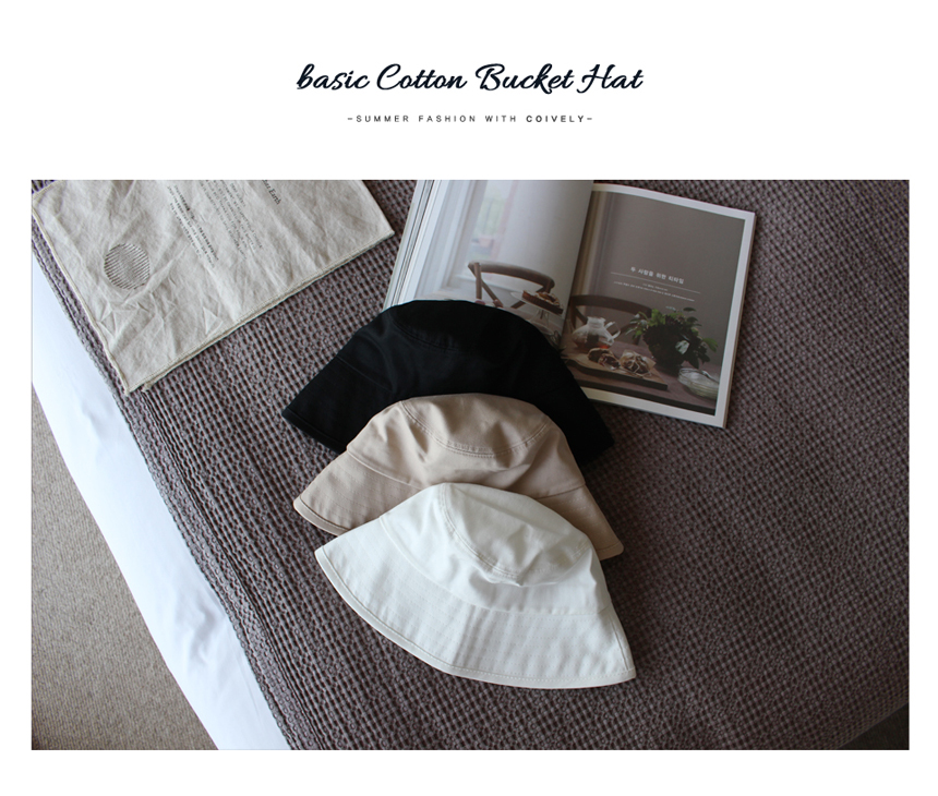 Women Sun Hats Men Women Basic Cotton Plain Busty 