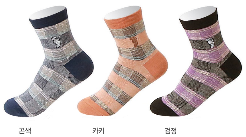 New Ladies Check Pattern Women's Knee Socks KSW