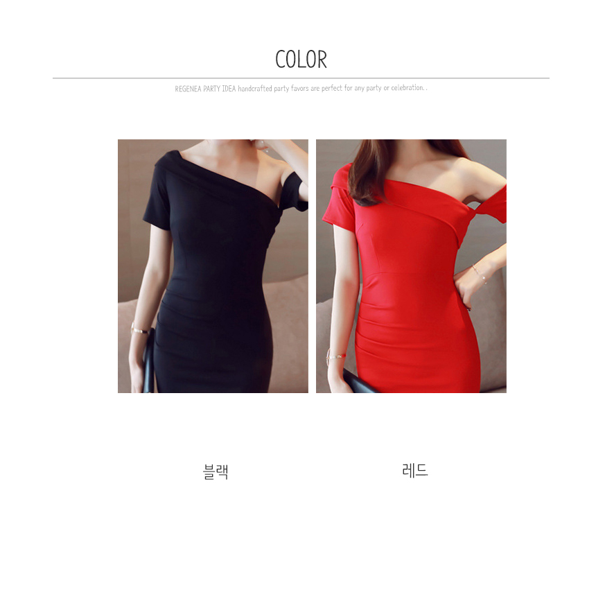 NEW FASHION LADY GIRL DRESS Summer Party One Shoul