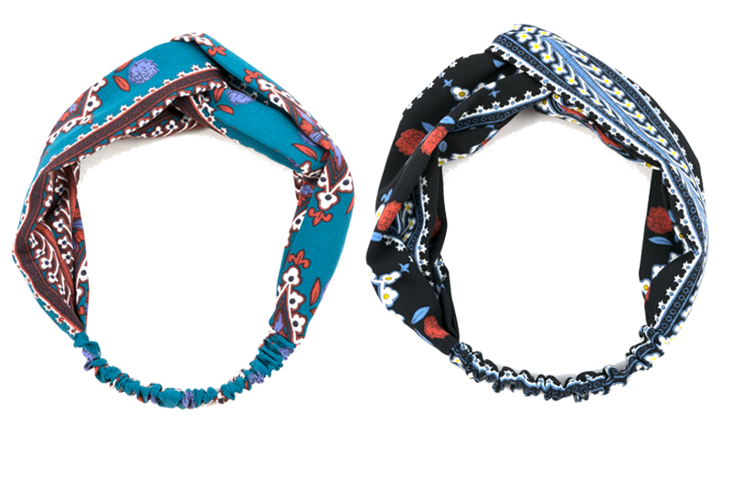 New Paisley Bandana Resort Hair Turban 12 species 