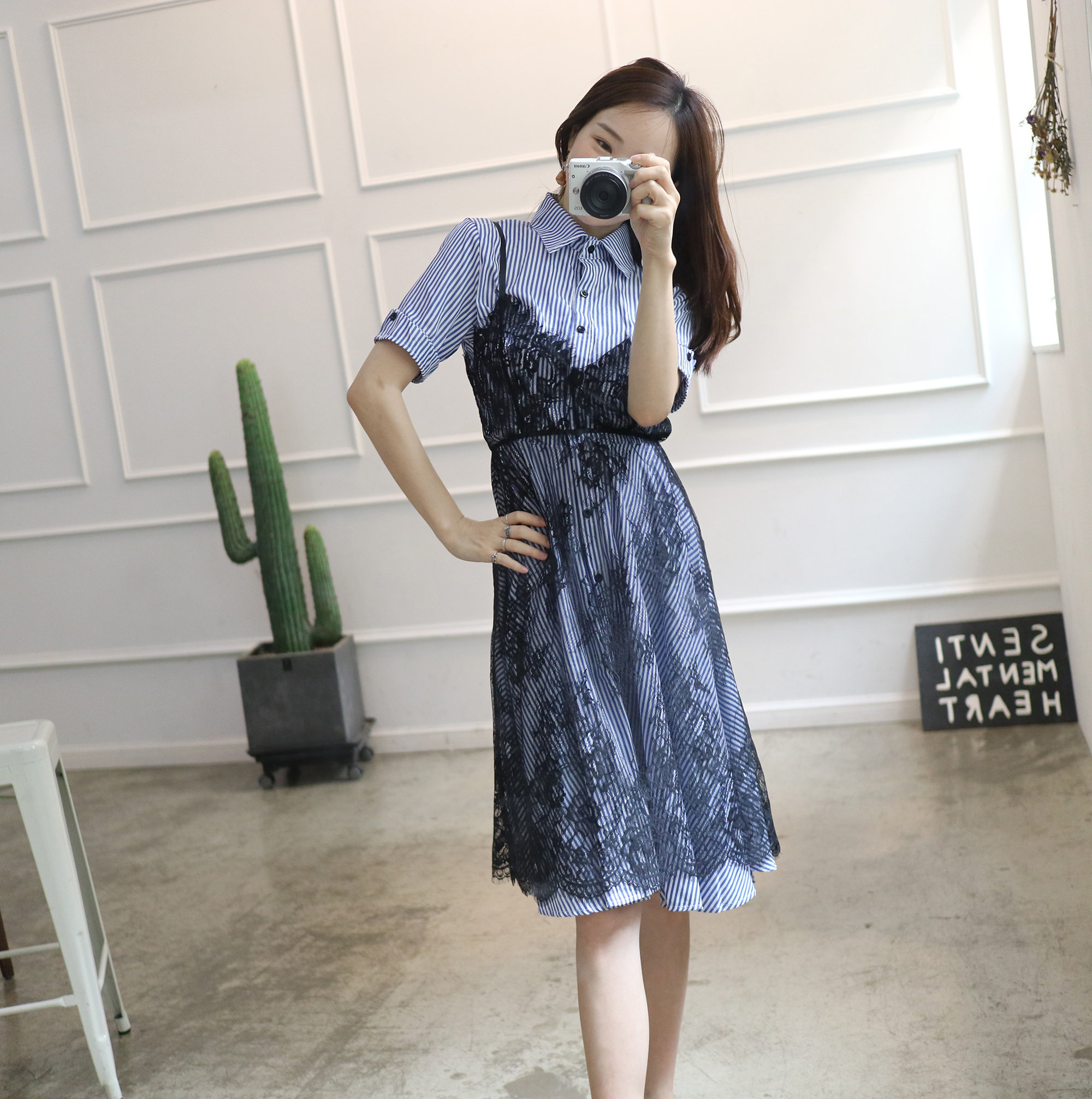 New Short sleeve long-sleeved lace bustier set set