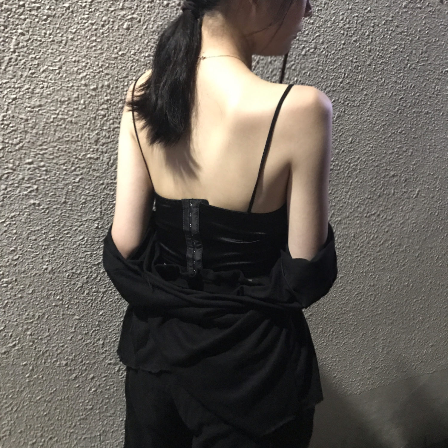 Brass modern look women 20s Nashi Silk Satin Crop 