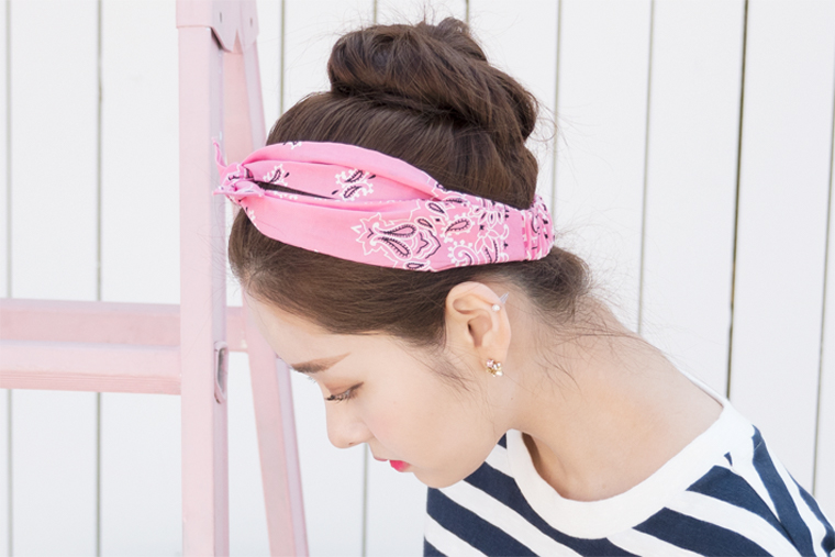 Paisley Bandana Recreation Area Hair Turban 12 spe