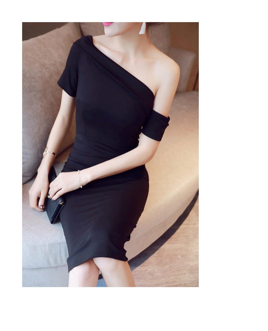 NEW FASHION LADY GIRL DRESS Summer Party One Shoul