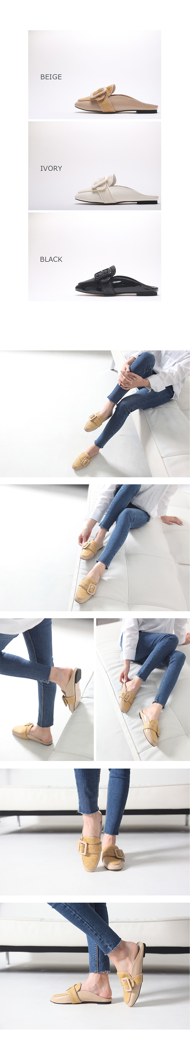 New 1cm mesh enamel buckle blouse 3color woman mul