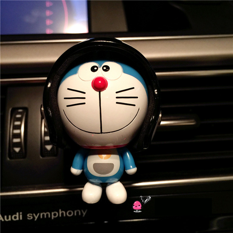 Car Air Freshener Doraemon Fragrance Car Black Whi