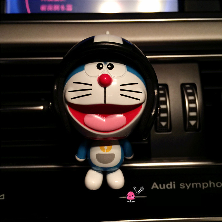 Car Air Freshener Doraemon Fragrance Car Black Whi