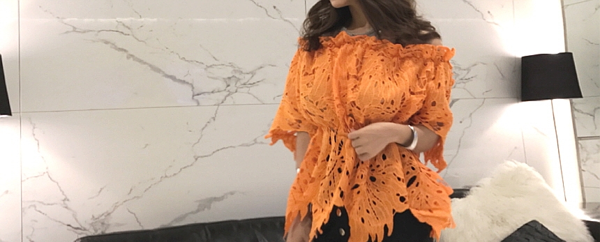 NEW FASHION LADY GIRL Blouse Sexy Office Look Off 