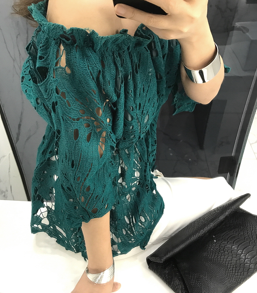 NEW FASHION LADY GIRL Blouse Sexy Office Look Off 