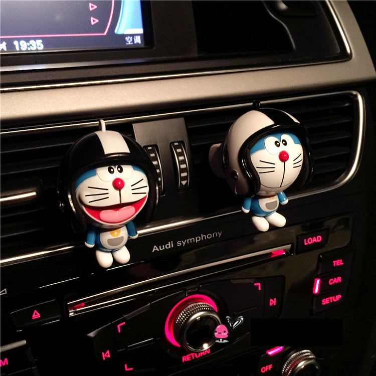 Car Air Freshener Doraemon Fragrance Car Black Whi