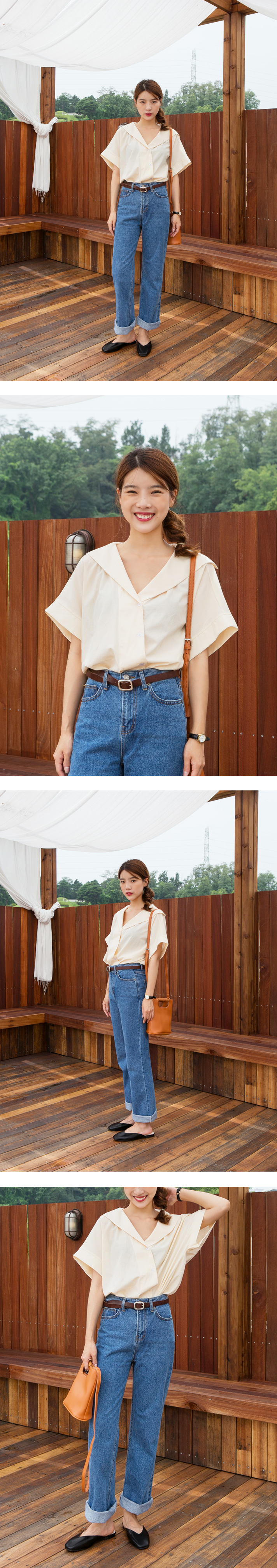 Rounded Square Bold Buckle Women's T-shirt Wome