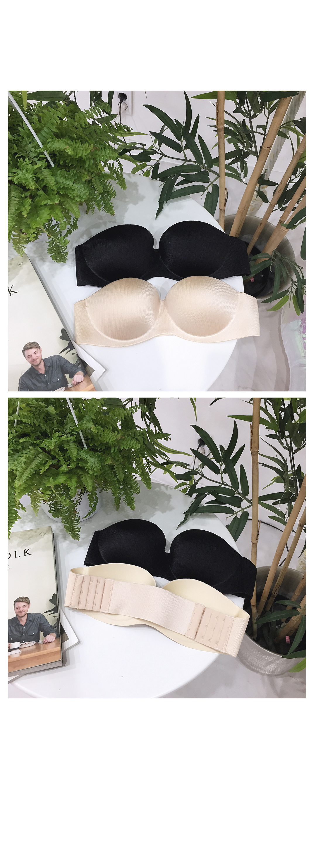 New Off-Shoulder Banding Nubra 20s Women's Unde