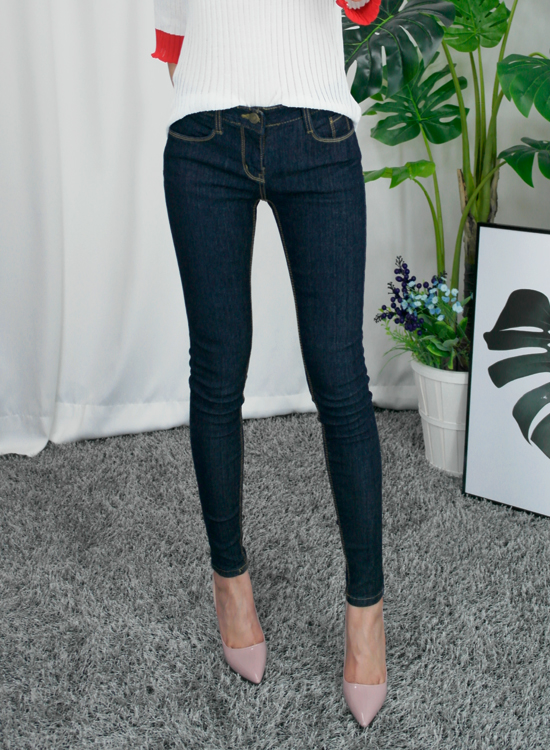 Women Jeans Pants Jingchuan Jiji Span Skinny Jean 
