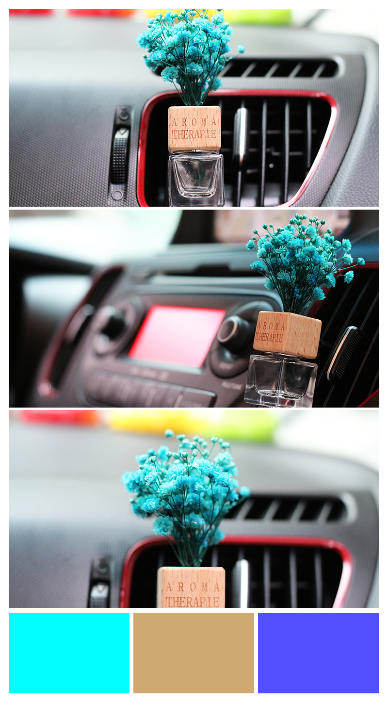 Car Air Freshener Flower Car Diffuser 7ml Car Air 