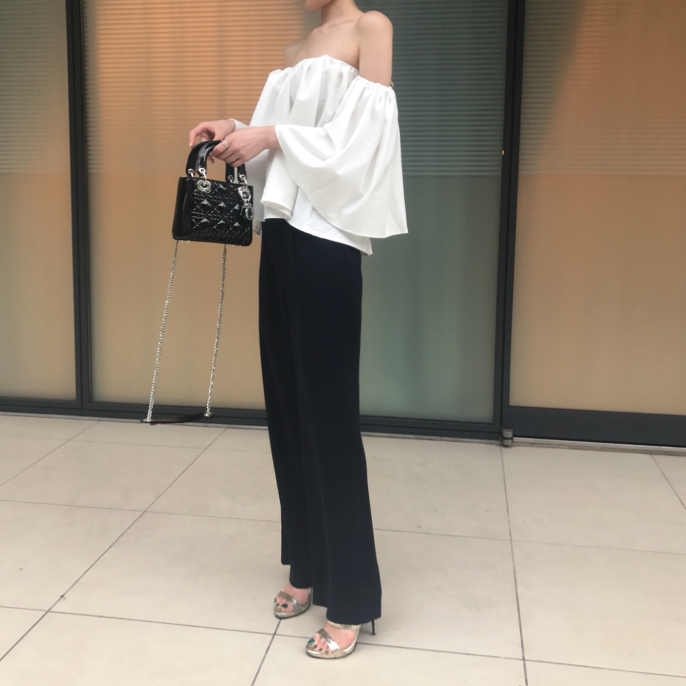 NEW FASHION LADY GIRL Blouse Rose Off-Shoulder Blo