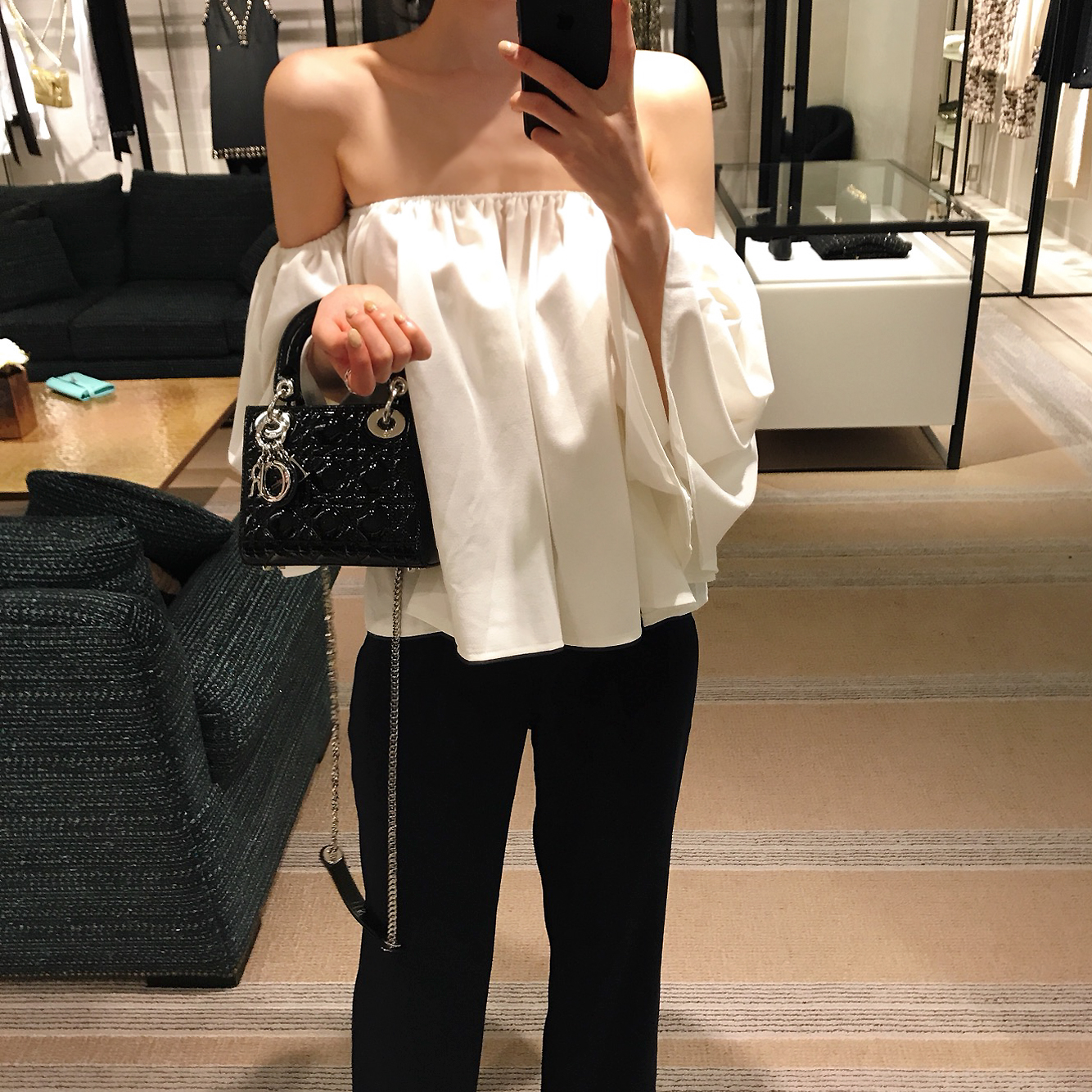 NEW FASHION LADY GIRL Blouse Rose Off-Shoulder Blo