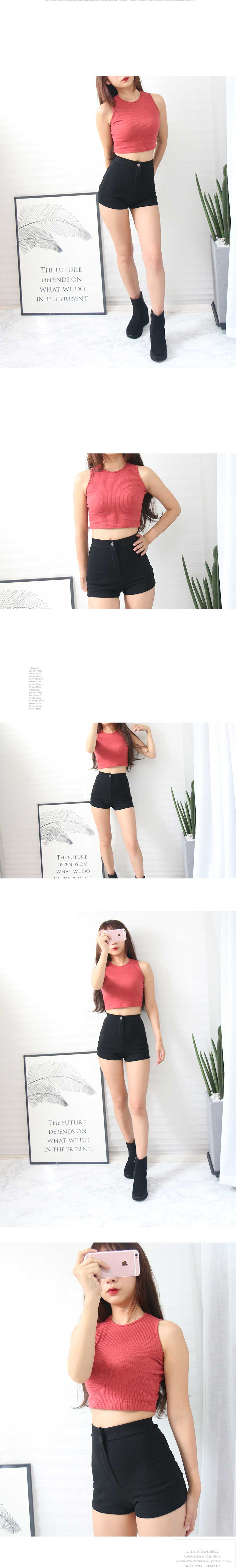 Sleeveless Goldie Crop Top T-shirt Nashi Women'