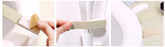 Simple toilet seat cover Easy to use, clean and cu