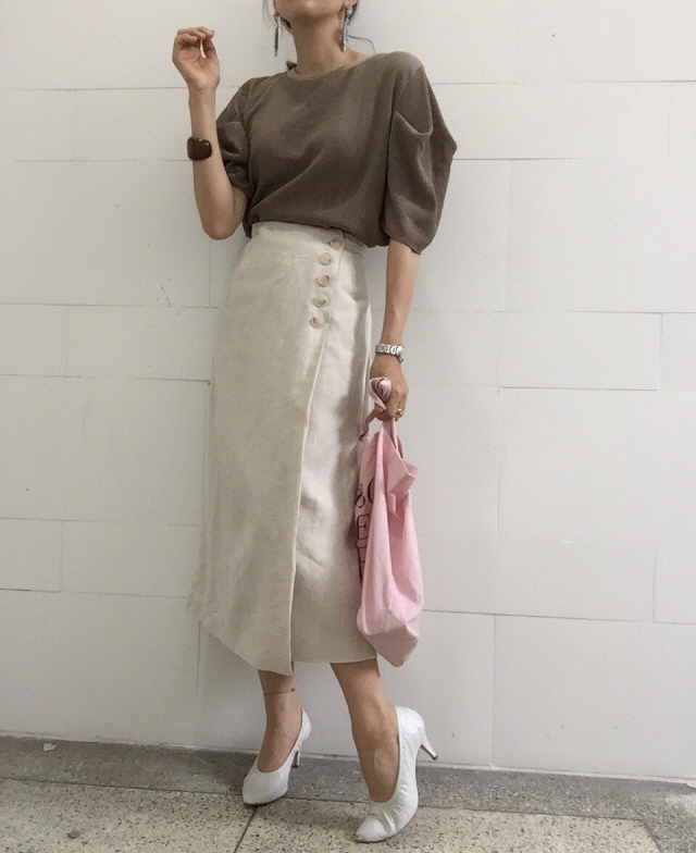 NEW FASHION LADY GIRL Blouse Summer puff sleeve li