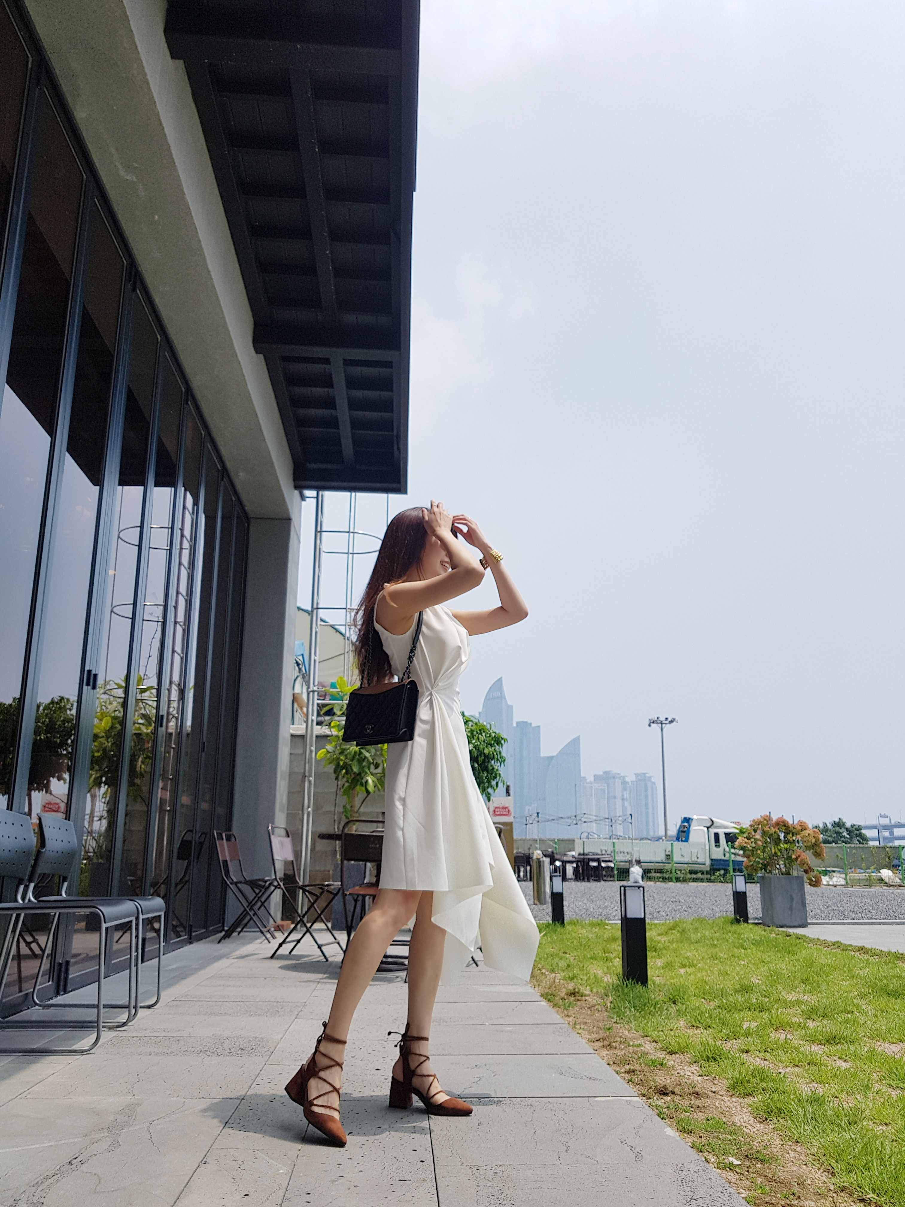 NEW FASHION LADY GIRL DRESS Red sleeveless flare s