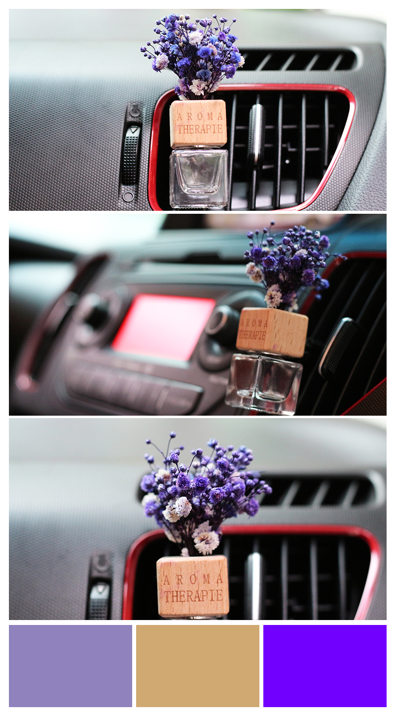 Car Air Freshener Flower Car Diffuser 7ml Car Air 