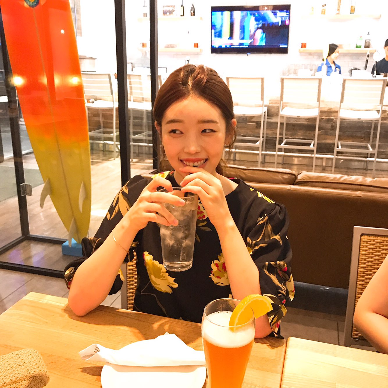 New Women's Dress Haggle Flower One Piece Frill