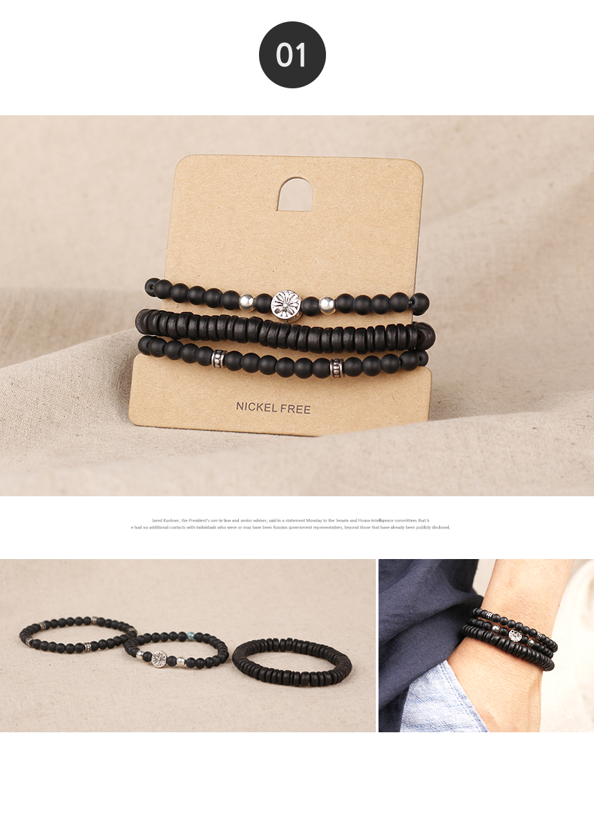 Bohemian Fashion Man Bracelet Leather Couple Male Friends Birthday Gifts Handmade