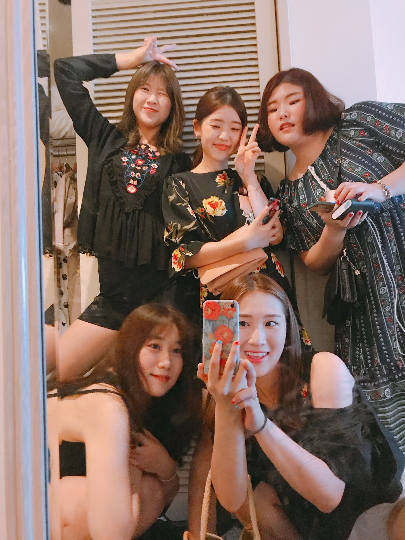 New Women's Dress Haggle Flower One Piece Frill