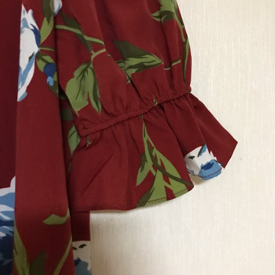 New Women's Dress Haggle Flower One Piece Frill