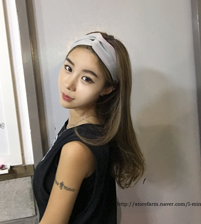 Bohemian Cotton Plain Turban Bandana 3color Hair B