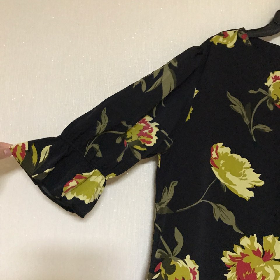 New Women's Dress Haggle Flower One Piece Frill