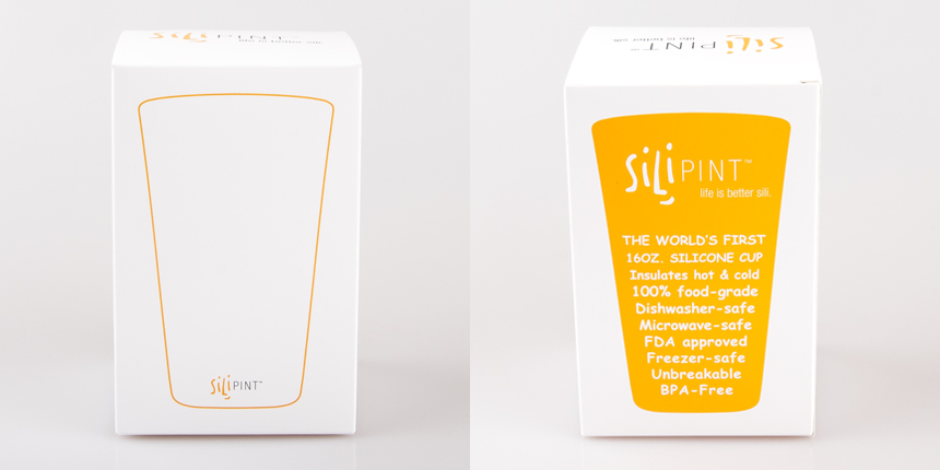 Silicone pint cups cups silipint heat-resistant cu