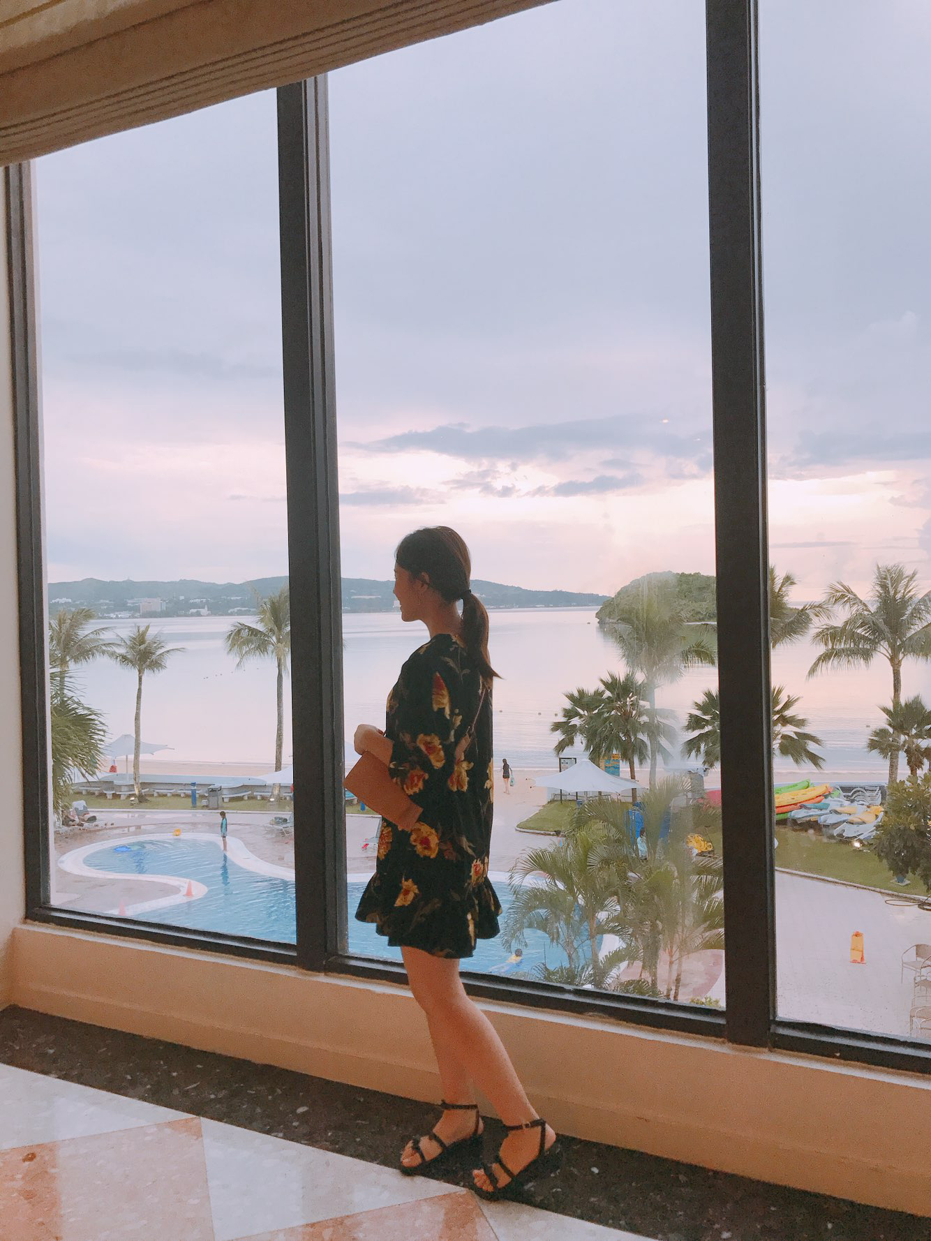 New Women's Dress Haggle Flower One Piece Frill