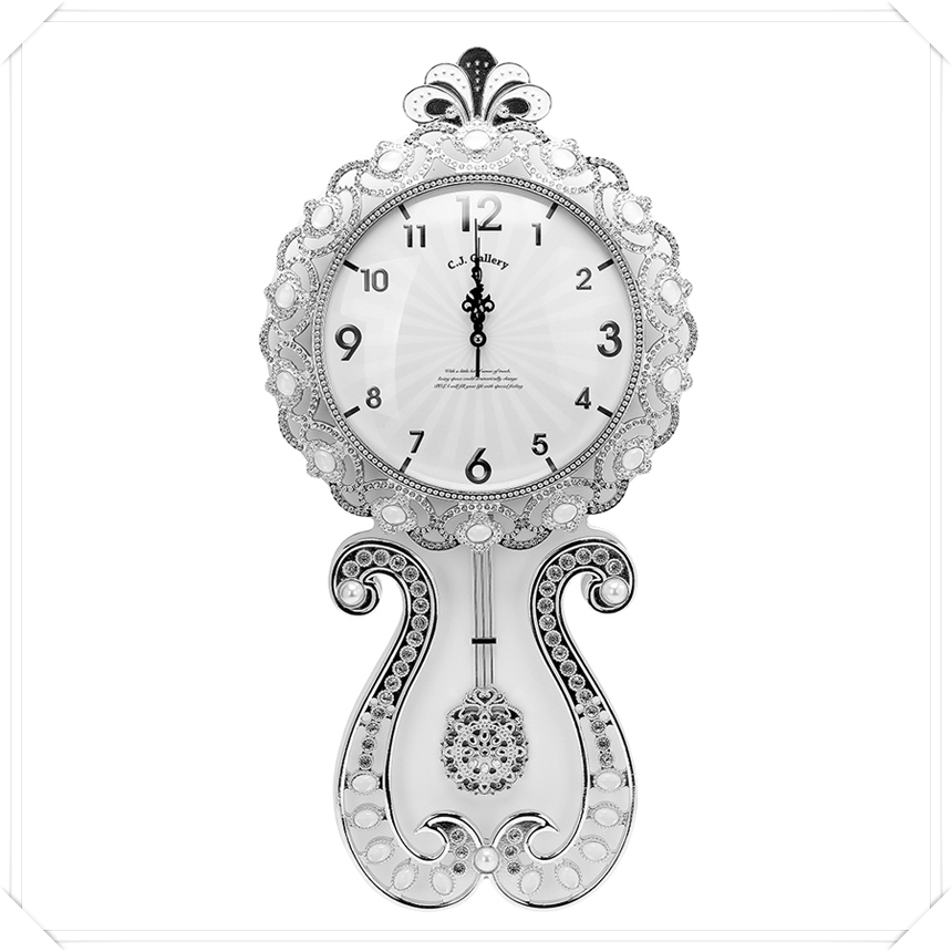 Krono luxury large wall clock Gold, Silver Moving 