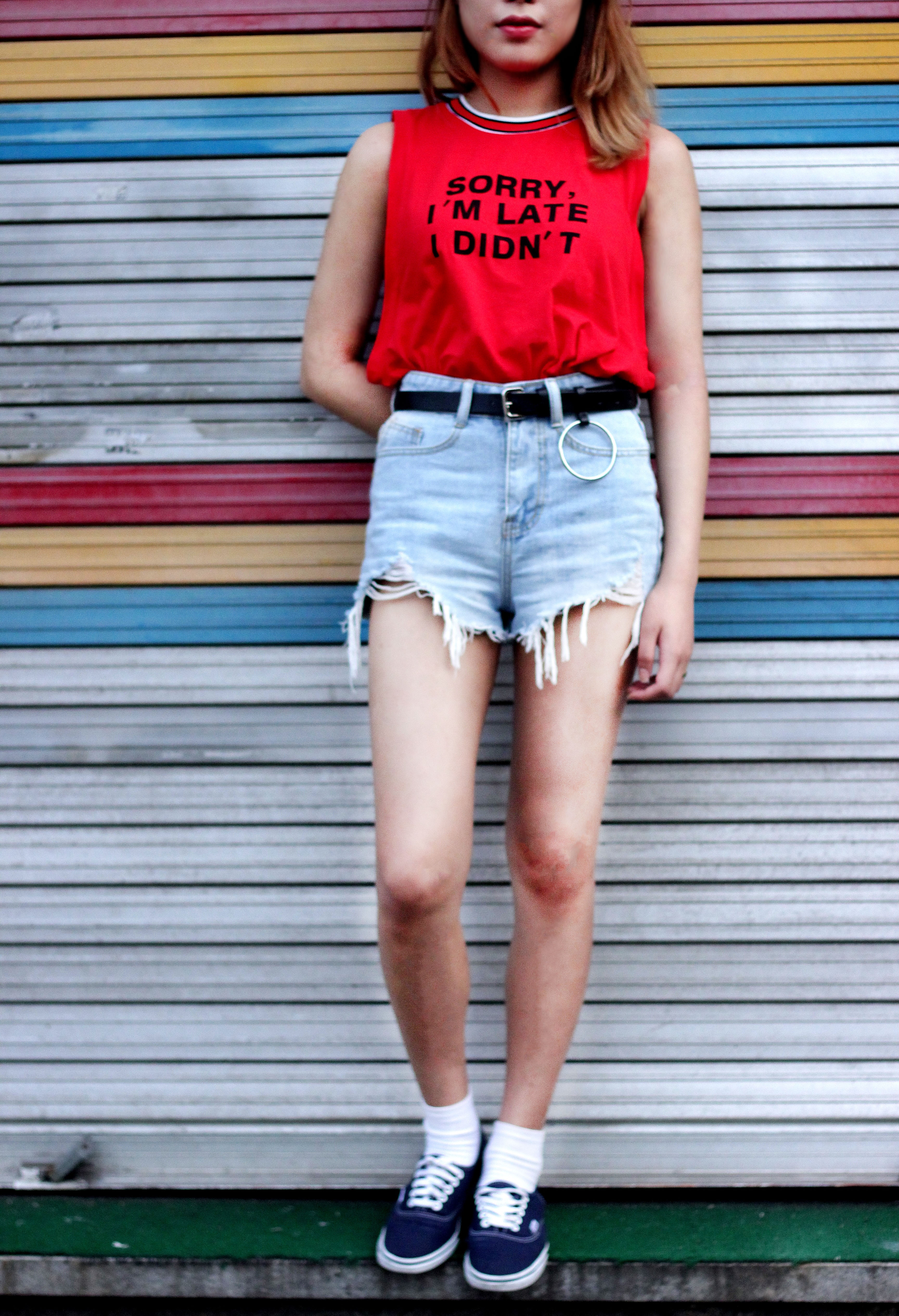 Domestic SORRY Bottom Sleeveless Unique Nishi Wome