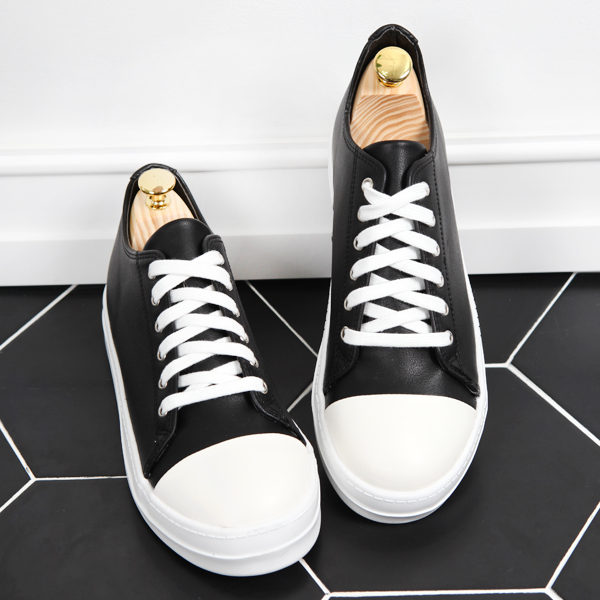 Men Height Shoes Men's high-heeled leather Conv