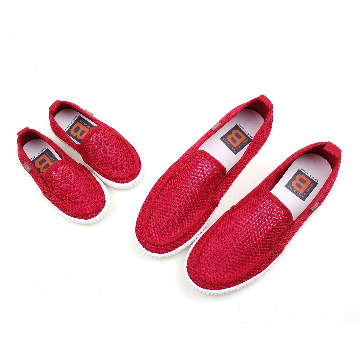 NEW KIDS SHOES Mom and Baby Couple Square Shiny Sl