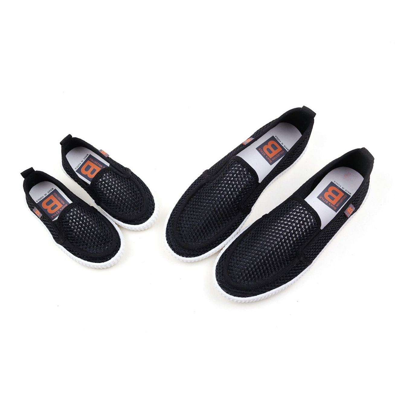 NEW KIDS SHOES Mom and Baby Couple Square Shiny Sl