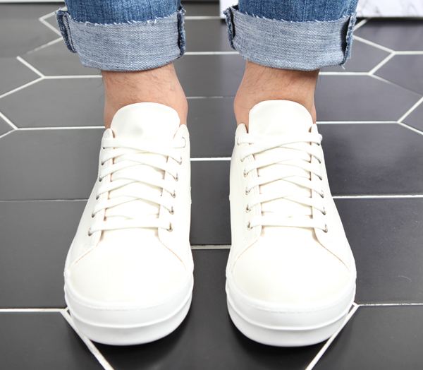 Men Height Shoes Men's high-heeled leather Conv