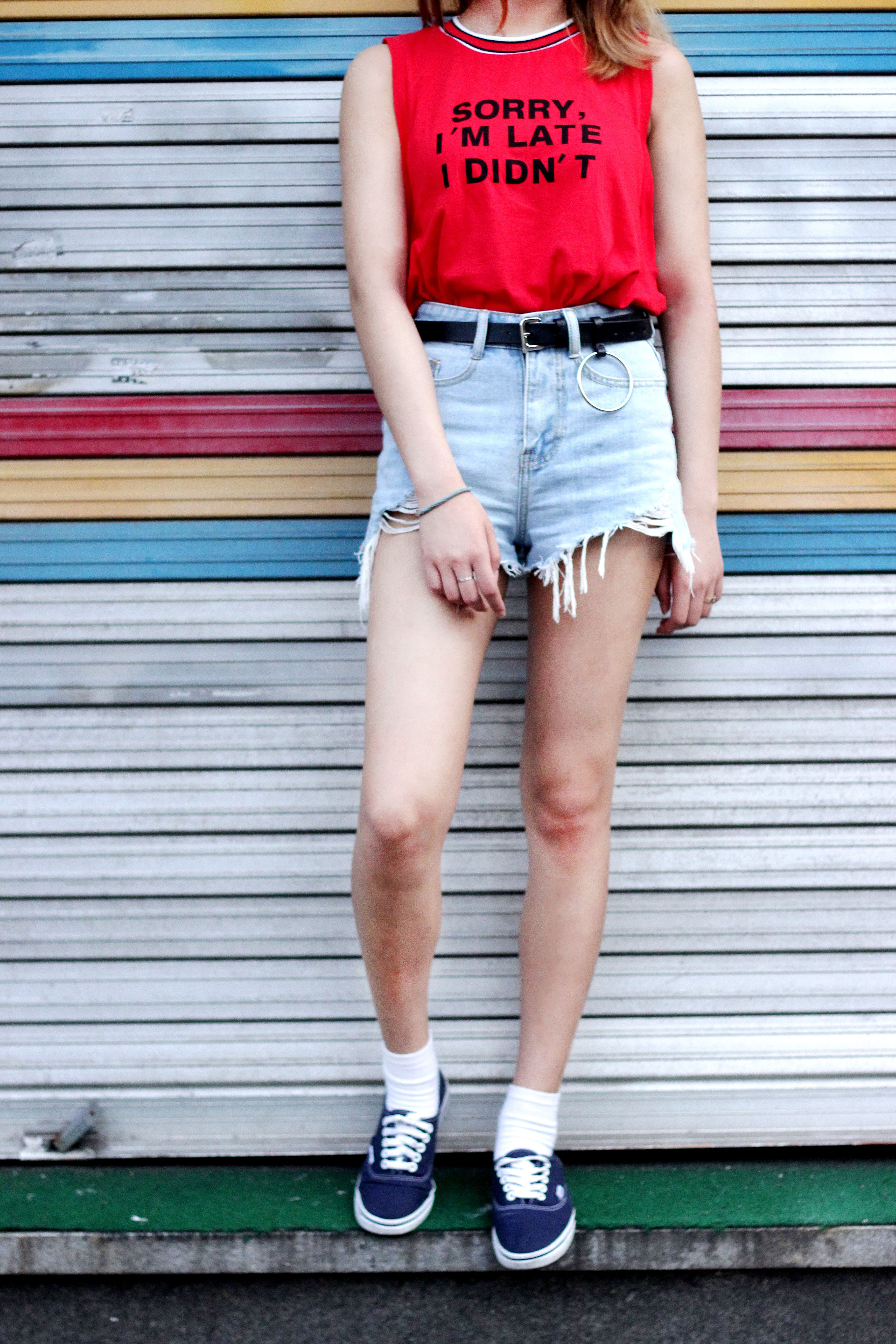 Domestic SORRY Bottom Sleeveless Unique Nishi Wome