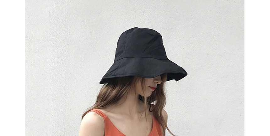 New Women's Hat Unisex Plain Buckets Hat Cotton