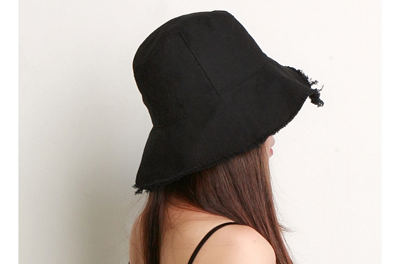 New Women's Hat Unisex Plain Buckets Hat Cotton