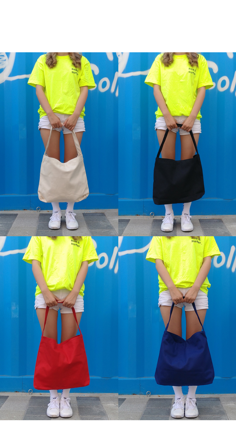 NEW ECO BAG B-01 Plain Canvas Eco Bag Backpack Sim