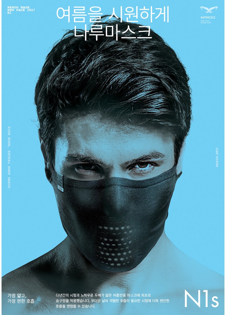 Mask N1s UV protection summer only