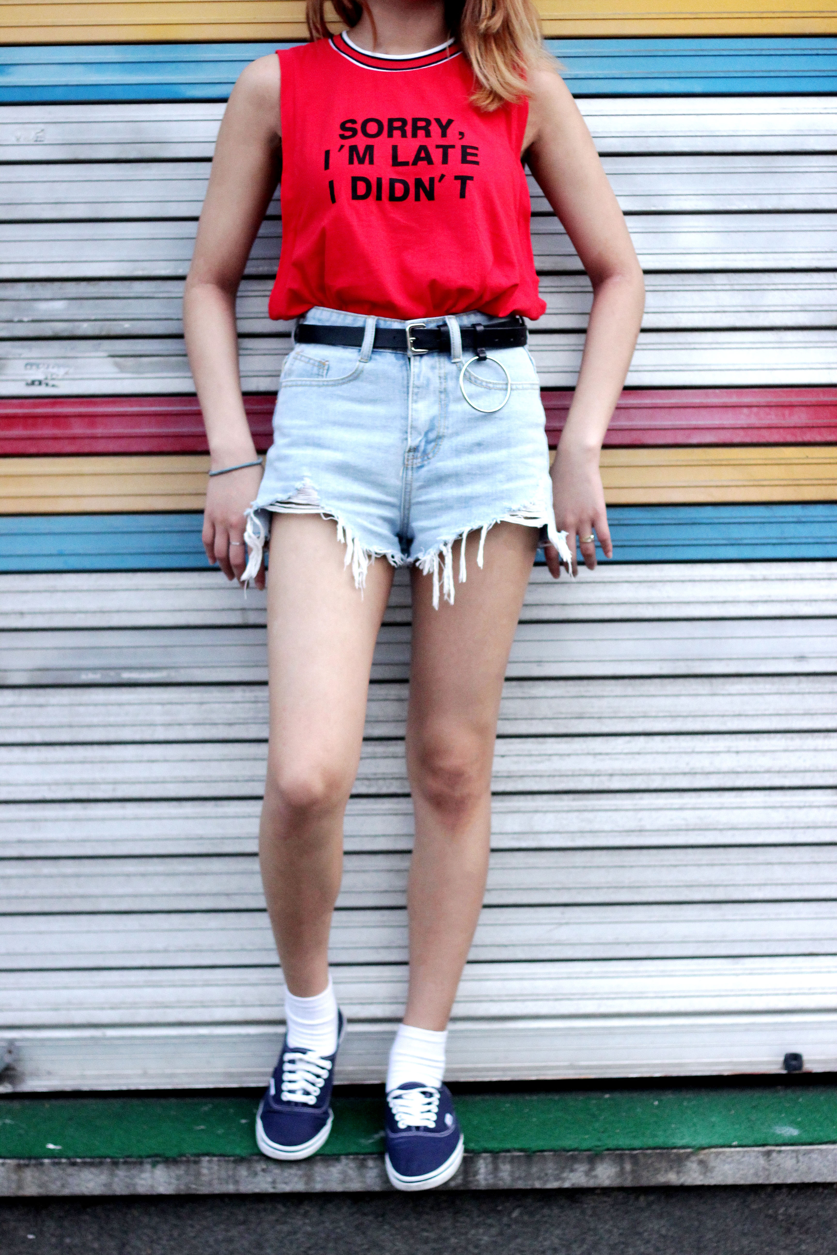 Domestic SORRY Bottom Sleeveless Unique Nishi Wome