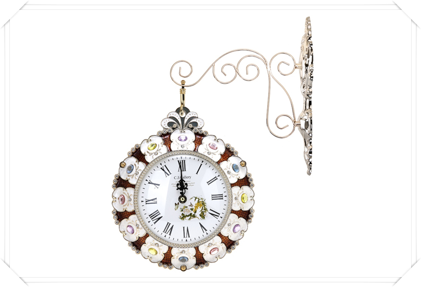 Fancy Cubic double-sided watch Small Gold, Silver 