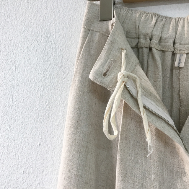 New Women's Pants Linen Bending Wide Long Slack