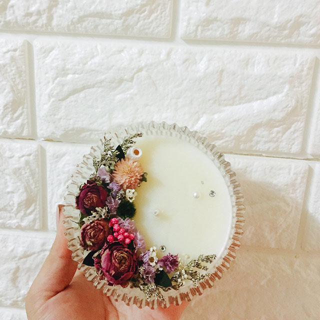 NEW CANDLE Flower Soya Candle 250ml Urban Chic Hig