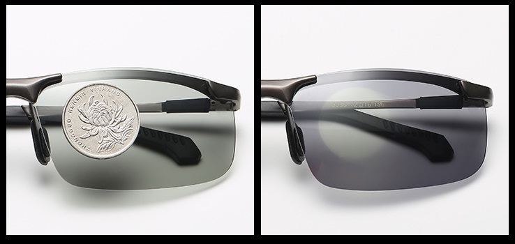 NEW FASHION SUNGLASSES color fading according to U